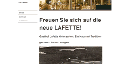Desktop Screenshot of gasthof-lafette.com